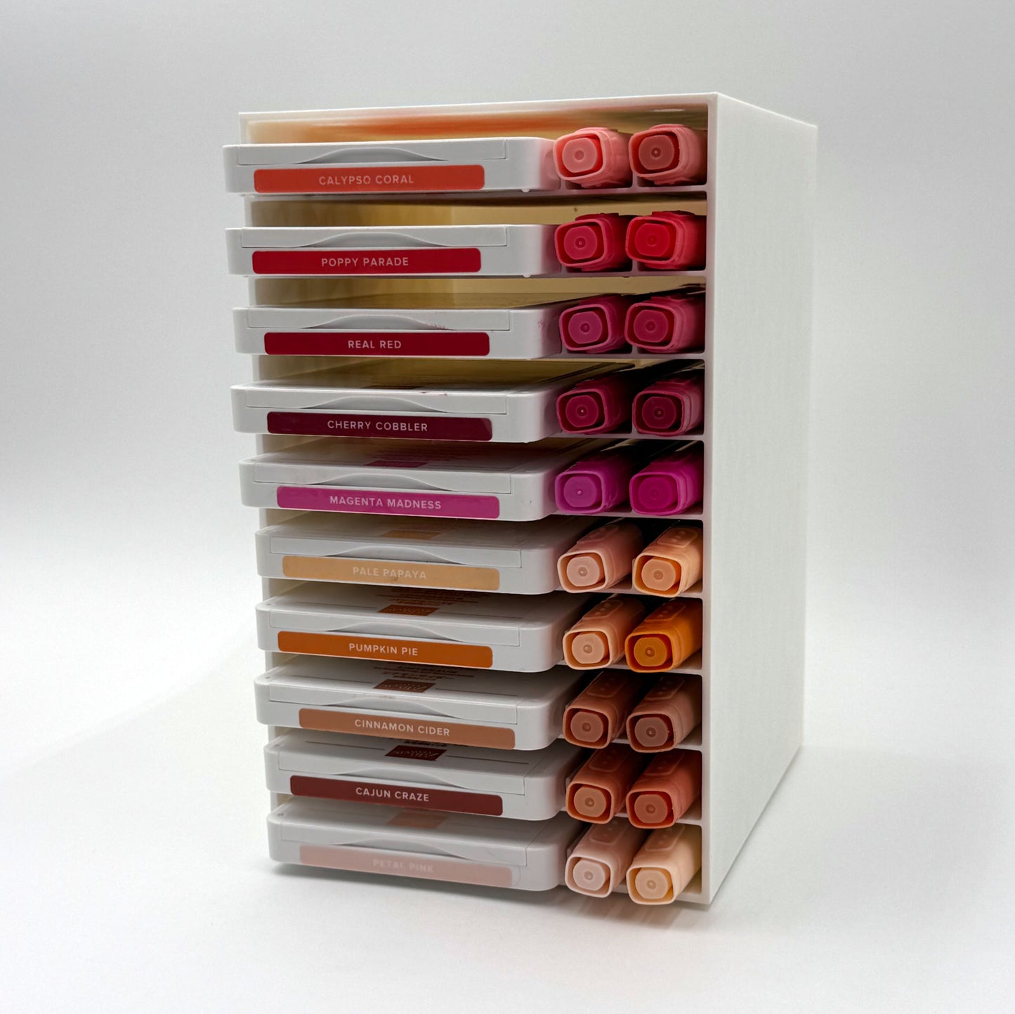 Storage for Stampin' Up Ink Pads and Blends Markers: 10-Slot Organizer Cube