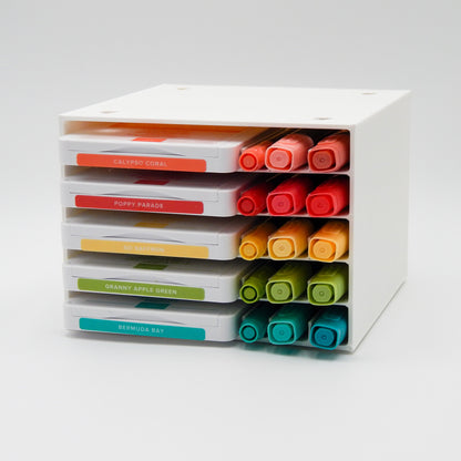 Storage Cube for New Style Stampin' Up Ink Pads and Markers