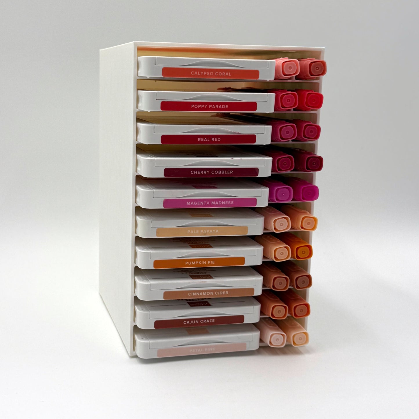 Storage for Stampin' Up Ink Pads and Blends Markers: 10-Slot Organizer Cube