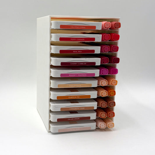 Storage for Stampin' Up Ink Pads and Blends Markers: 10-Slot Organizer Cube