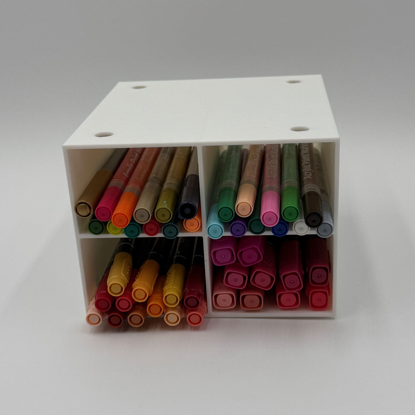 Four-Way Storage Cube for Craft Supplies