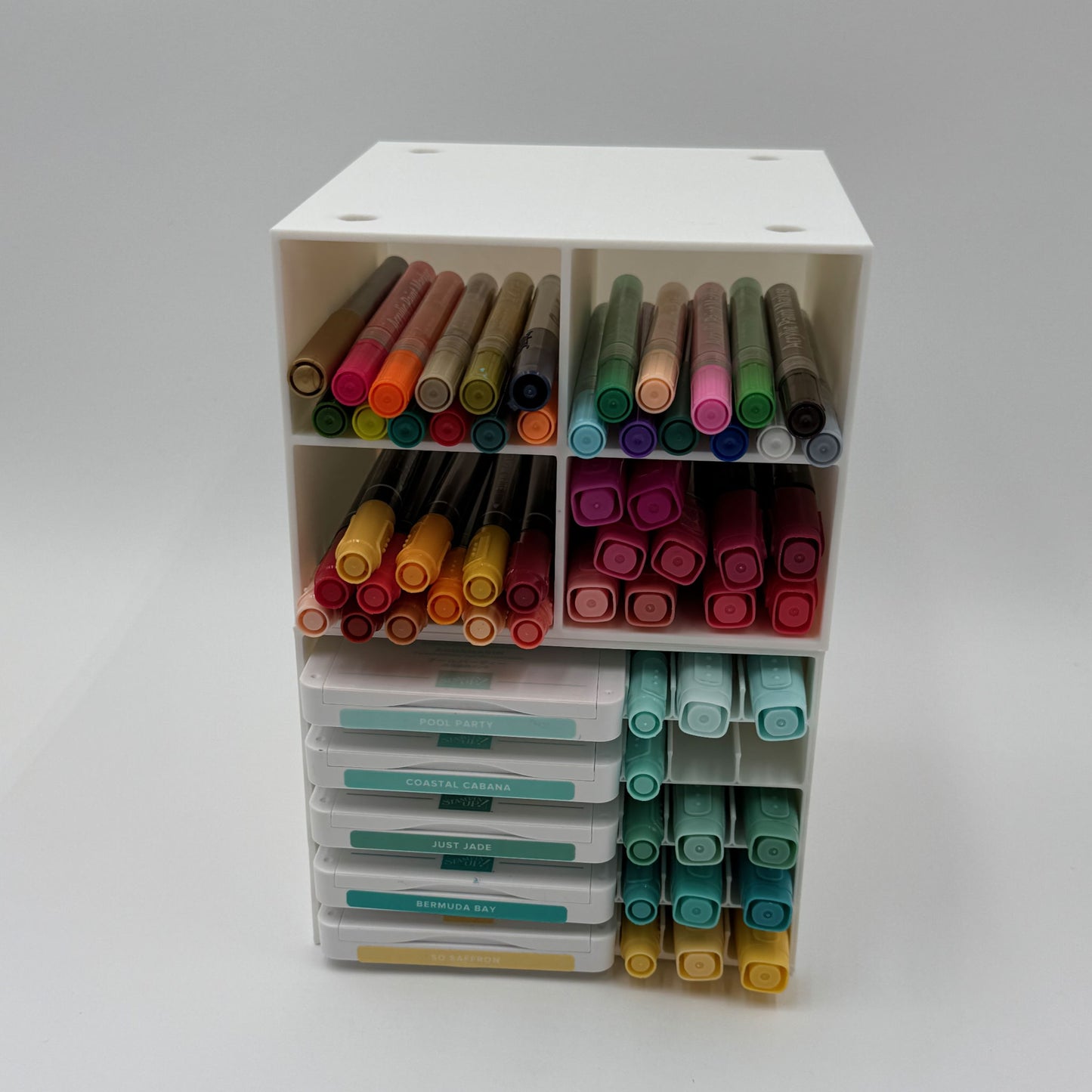 Four-Way Storage Cube for Craft Supplies