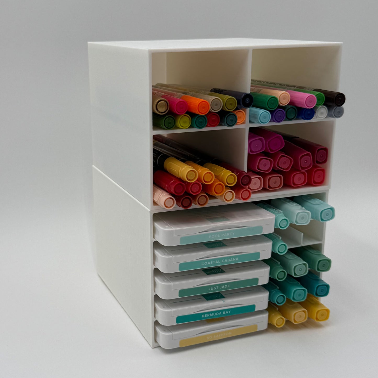 Four-Way Storage Cube for Craft Supplies