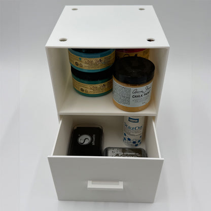 Modular Storage Drawer Cube for Craft Supplies