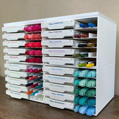 Storage Cube for Older Style Stampin' Up Ink Pads and Markers