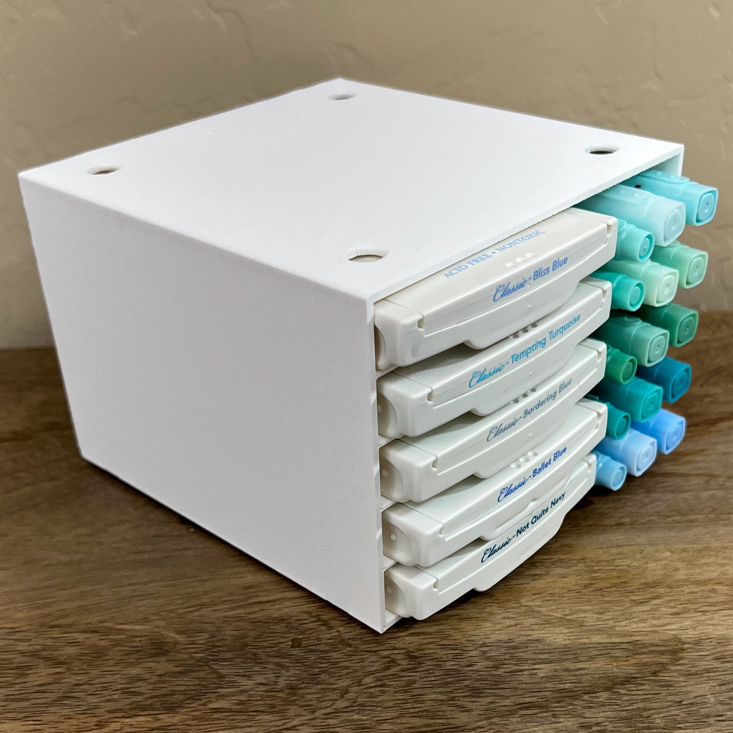 Storage Cube for Older Style Stampin' Up Ink Pads and Markers